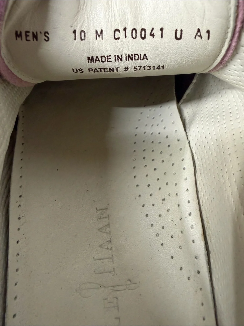 Cole Haan Brown Leather and Pink Suede Derby Oxfords